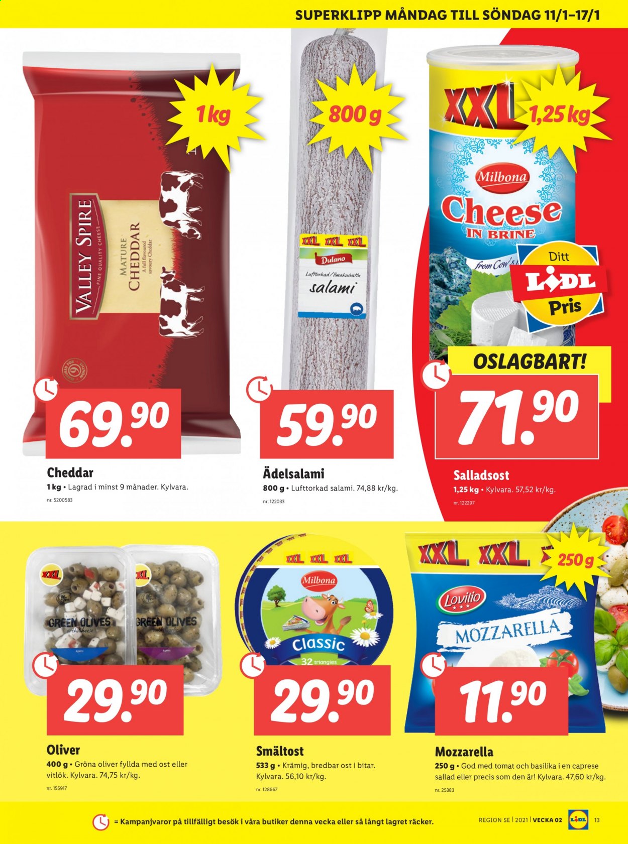 Lidl reklamblad - 11/1 2021 - 17/1 2021. Sida 13