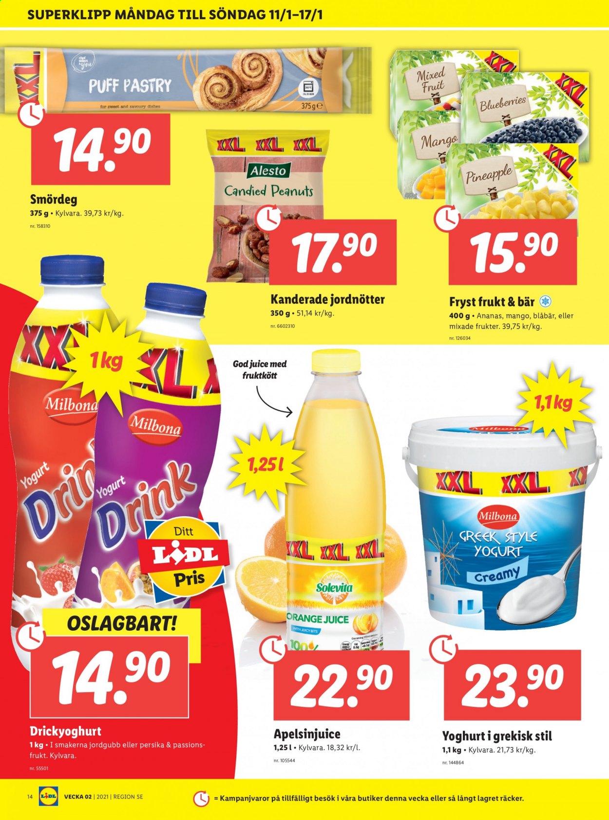 Lidl reklamblad - 11/1 2021 - 17/1 2021. Sida 14