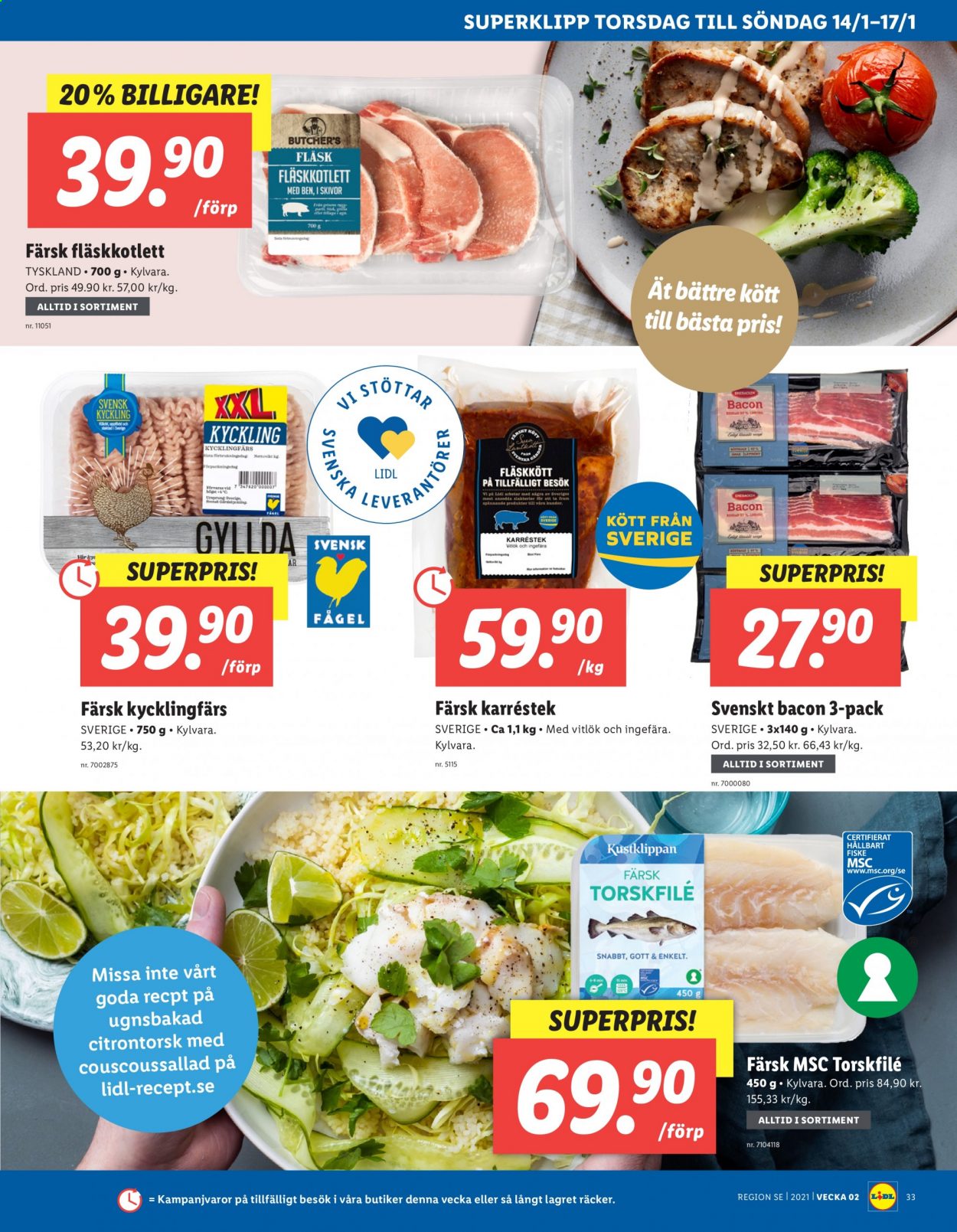 Lidl reklamblad - 11/1 2021 - 17/1 2021. Sida 33