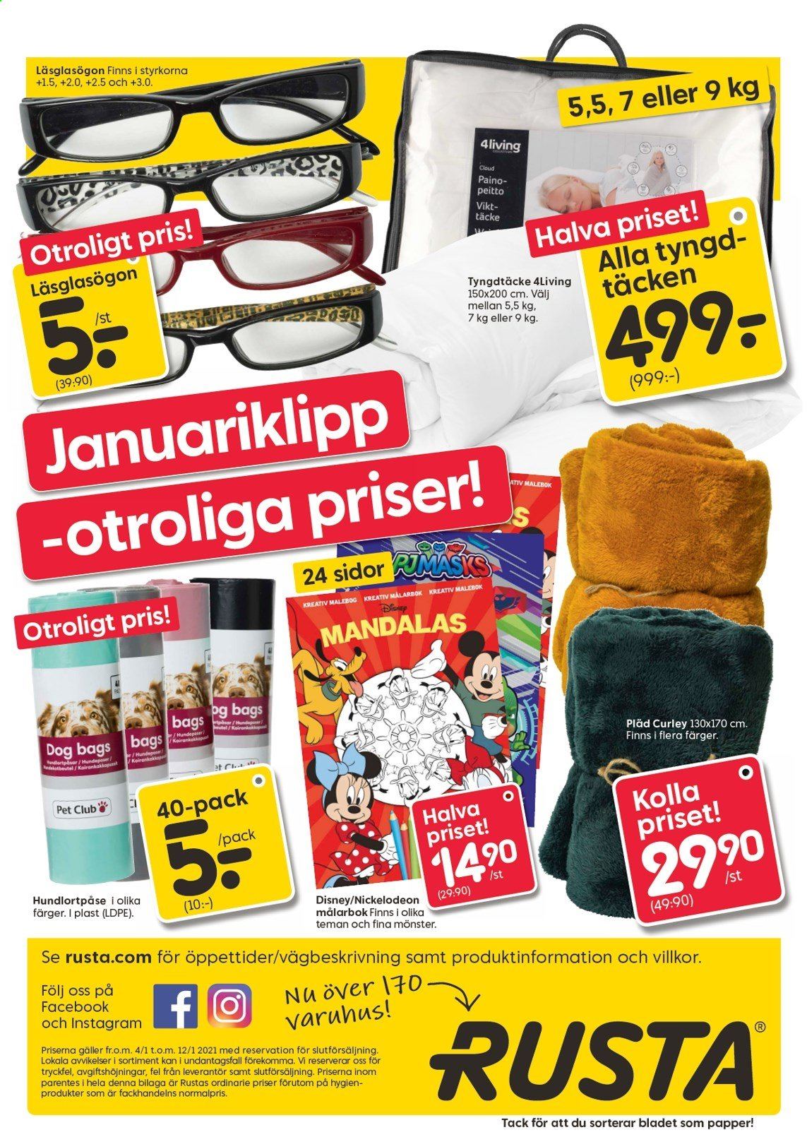 Rusta reklamblad - 4/1 2021 - 12/1 2021. Sida 16