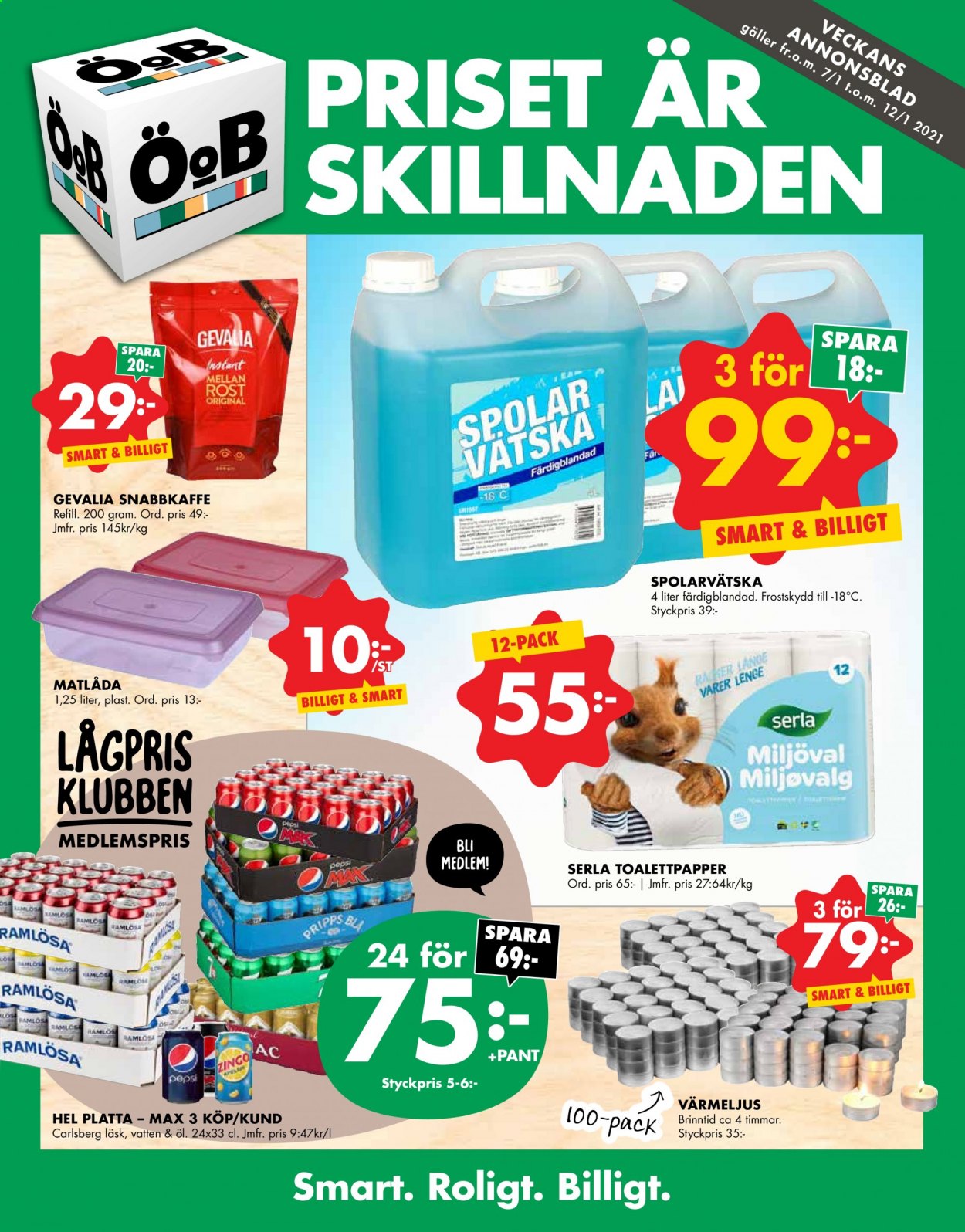 ÖoB reklamblad - 7/1 2021 - 12/1 2021. Sida 1