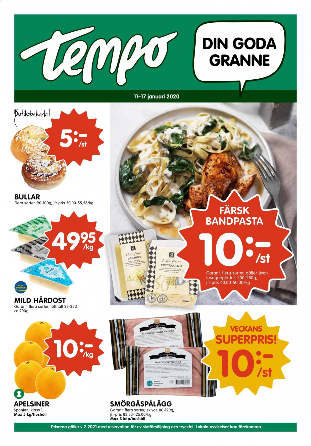 Tempo reklamblad - 11/1 2021 - 17/1 2021. Sida 1