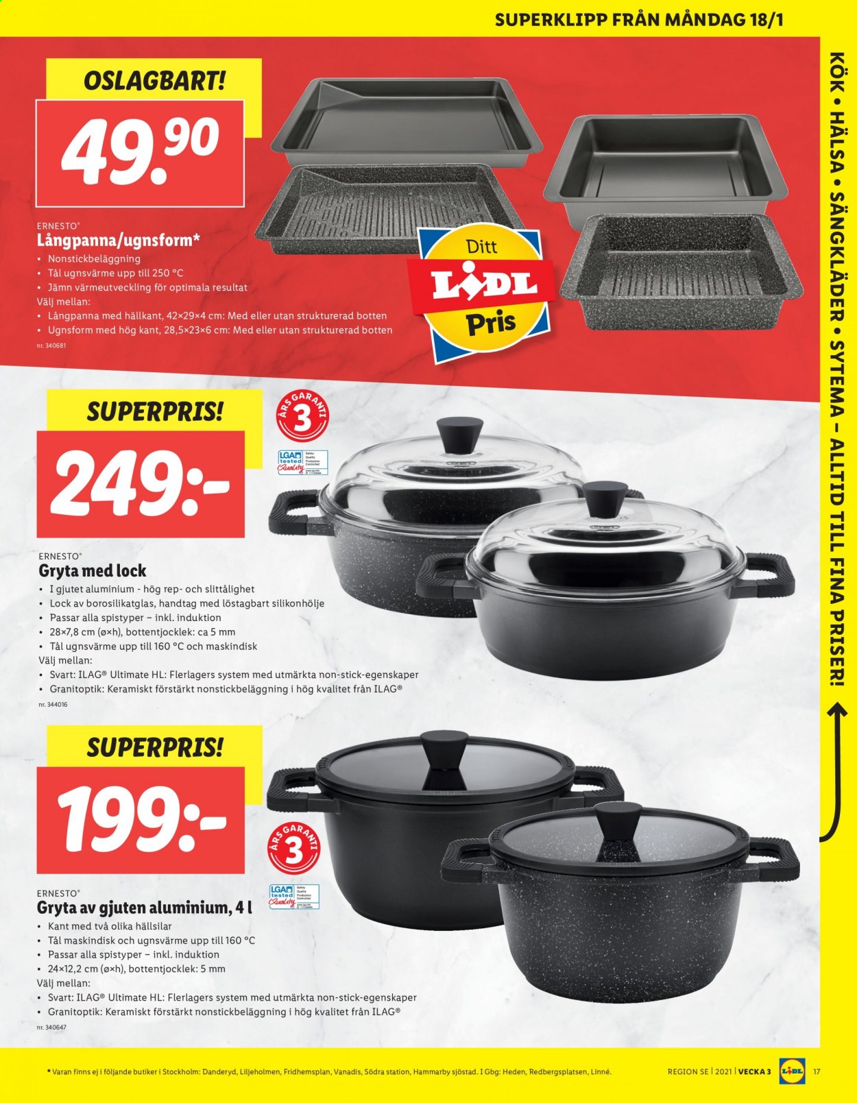 Lidl reklamblad - 18/1 2021 - 24/1 2021. Sida 17