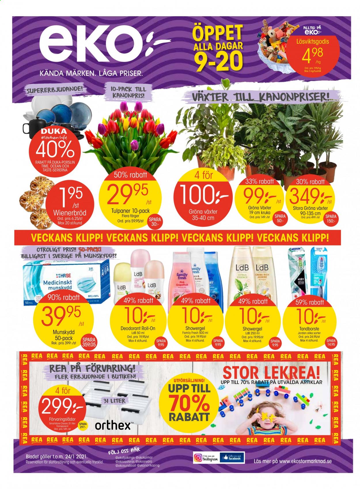 EKO reklamblad - 18/1 2021 - 24/1 2021. Sida 1