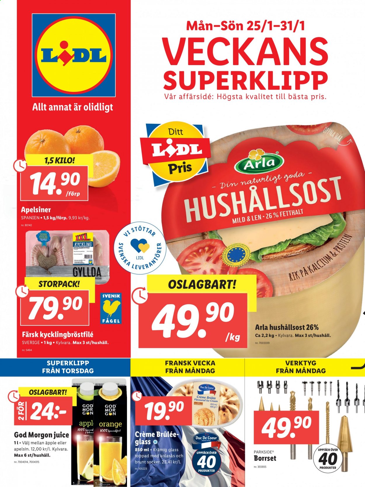 Lidl reklamblad - 25/1 2021 - 31/1 2021. Sida 1