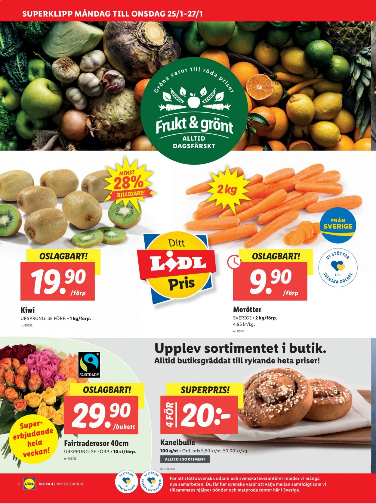 Lidl reklamblad - 25/1 2021 - 31/1 2021. Sida 2