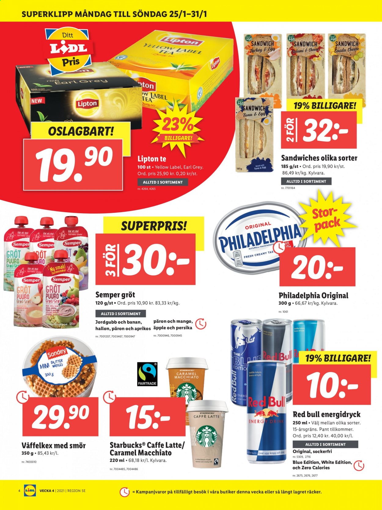 Lidl reklamblad - 25/1 2021 - 31/1 2021. Sida 4