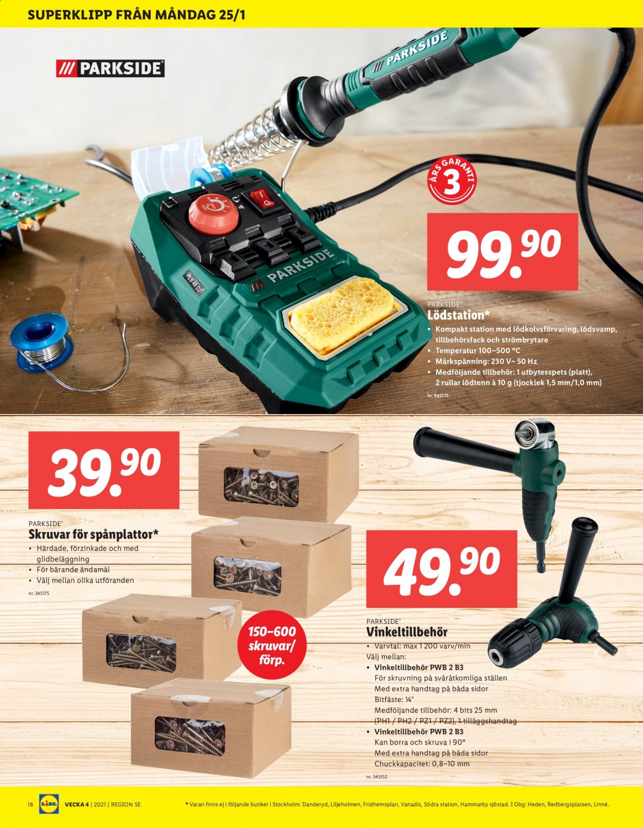 Lidl reklamblad - 25/1 2021 - 31/1 2021. Sida 18