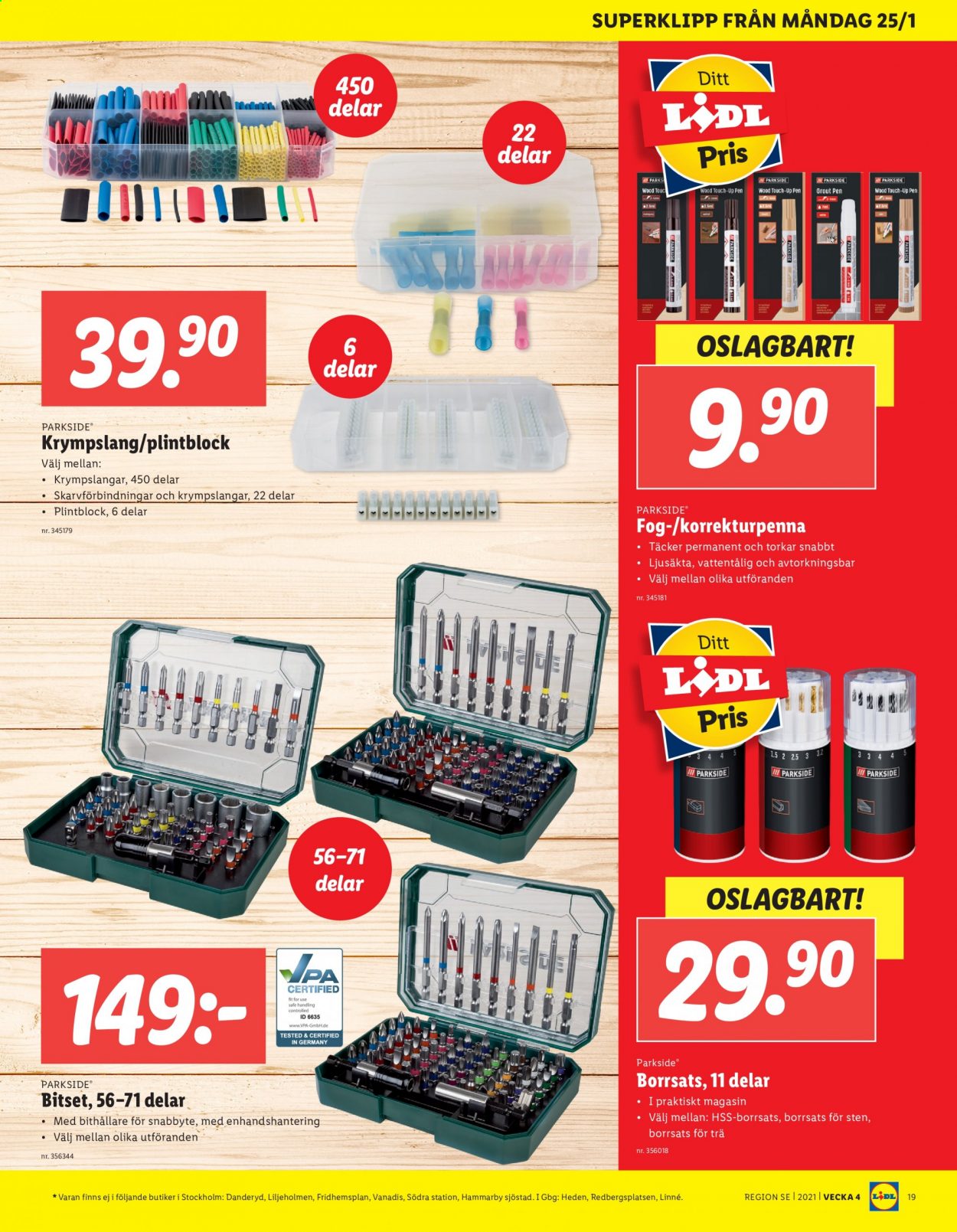 Lidl reklamblad - 25/1 2021 - 31/1 2021. Sida 19