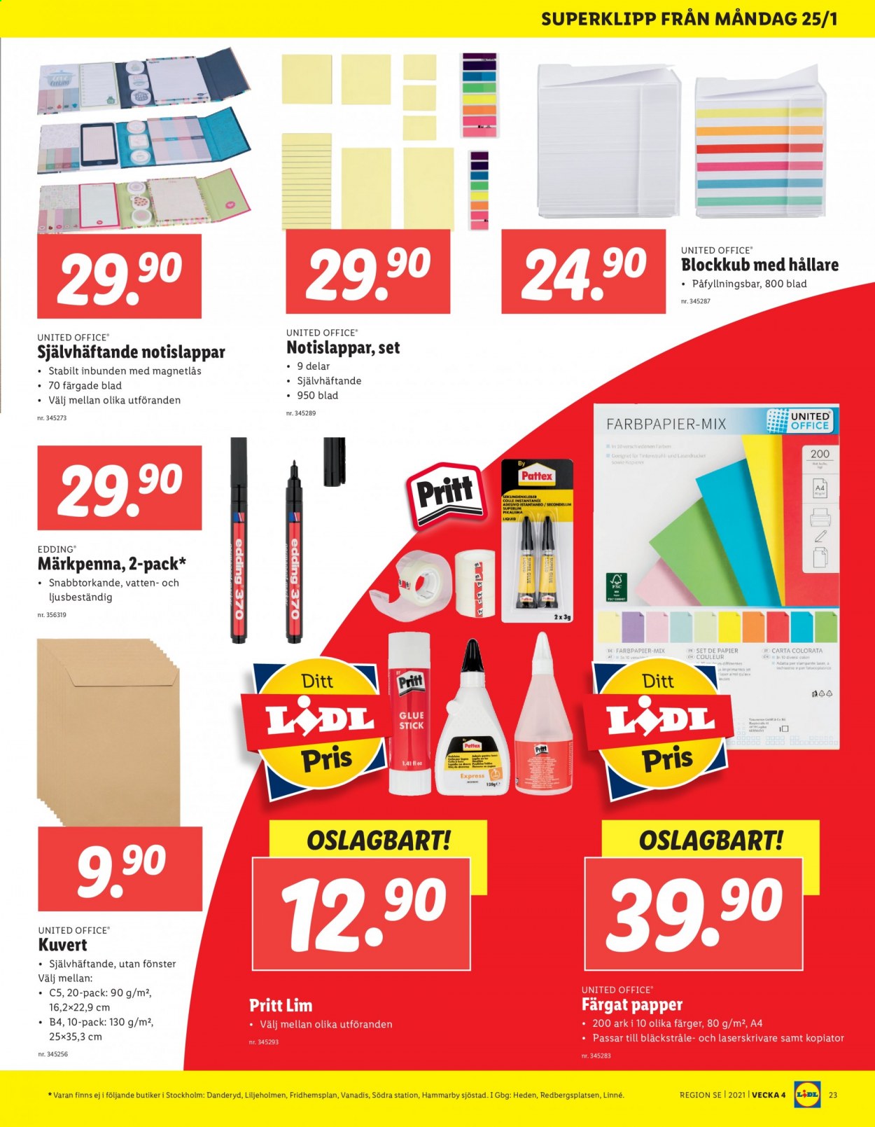 Lidl reklamblad - 25/1 2021 - 31/1 2021. Sida 23