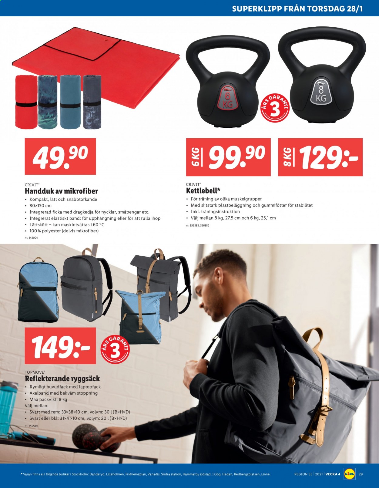 Lidl reklamblad - 25/1 2021 - 31/1 2021. Sida 29