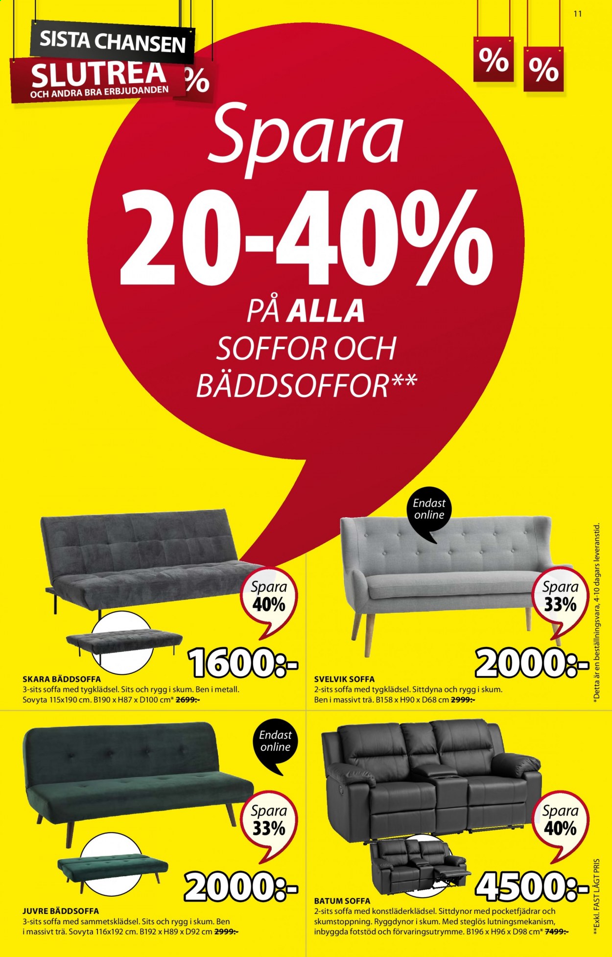 JYSK reklamblad - 24/1 2021 - 30/1 2021. Sida 11