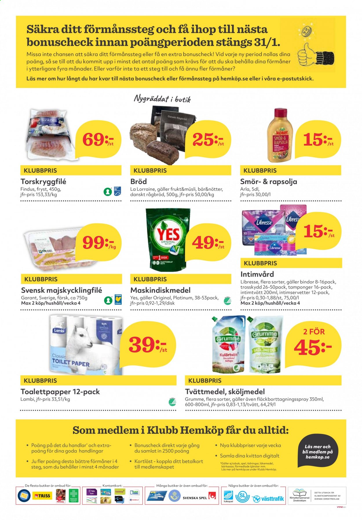 Hemköp reklamblad - 25/1 2021 - 31/1 2021. Sida 15