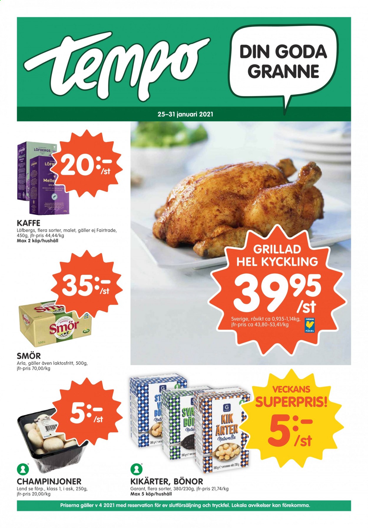 Tempo reklamblad - 25/1 2021 - 31/1 2021. Sida 1