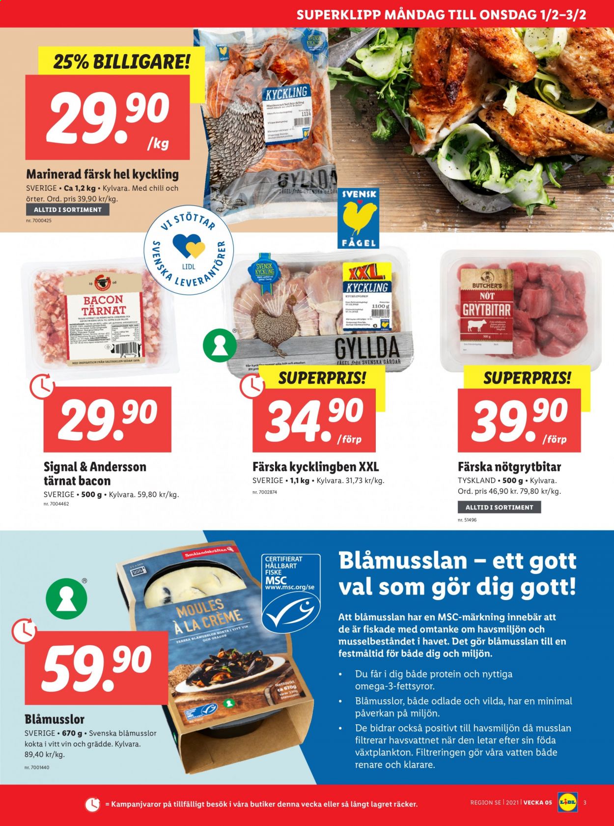 Lidl reklamblad - 1/2 2021 - 7/2 2021. Sida 3