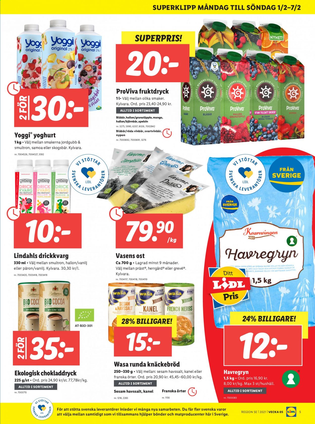 Lidl reklamblad - 1/2 2021 - 7/2 2021. Sida 5