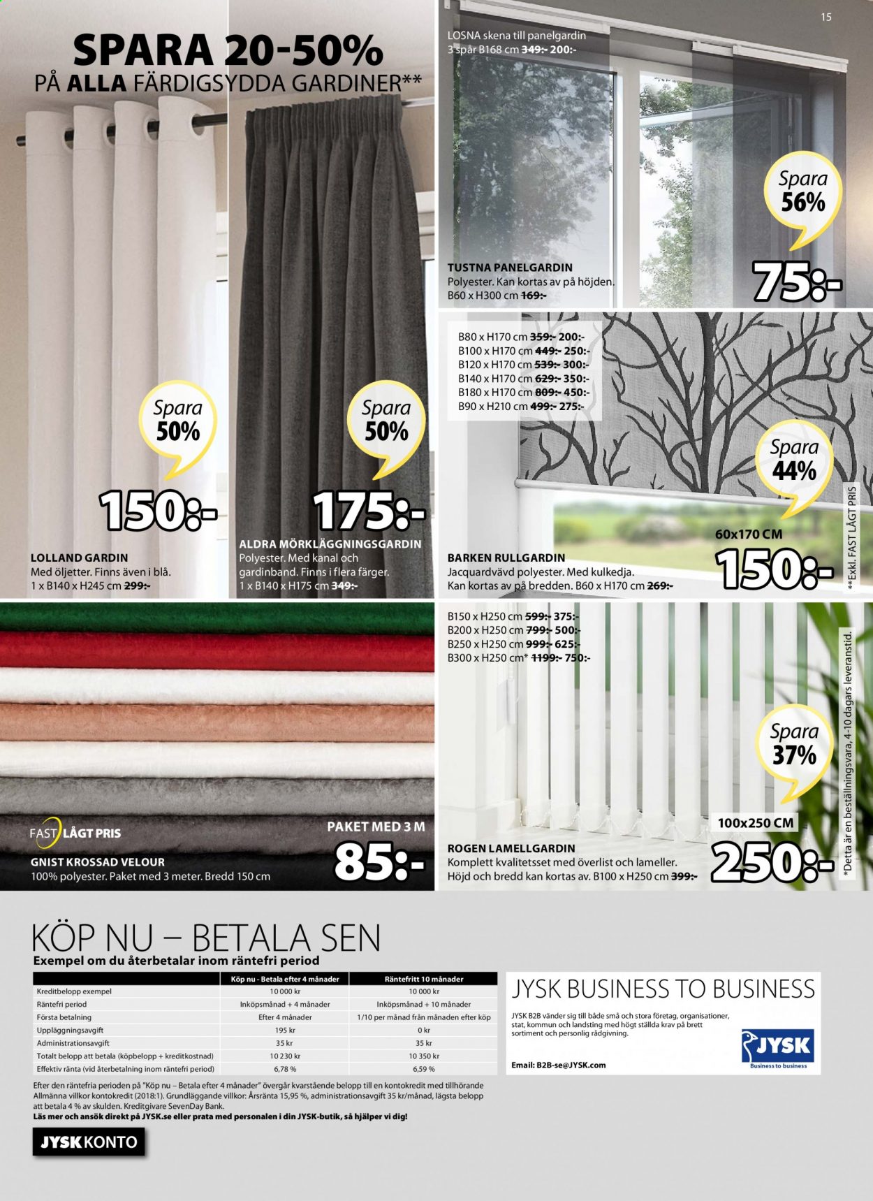 JYSK reklamblad - 31/1 2021 - 13/2 2021. Sida 15
