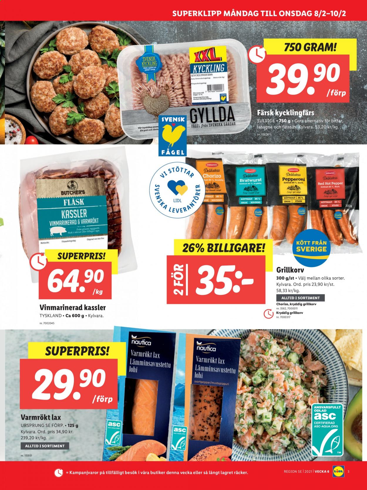 Lidl reklamblad - 8/2 2021 - 14/2 2021. Sida 3