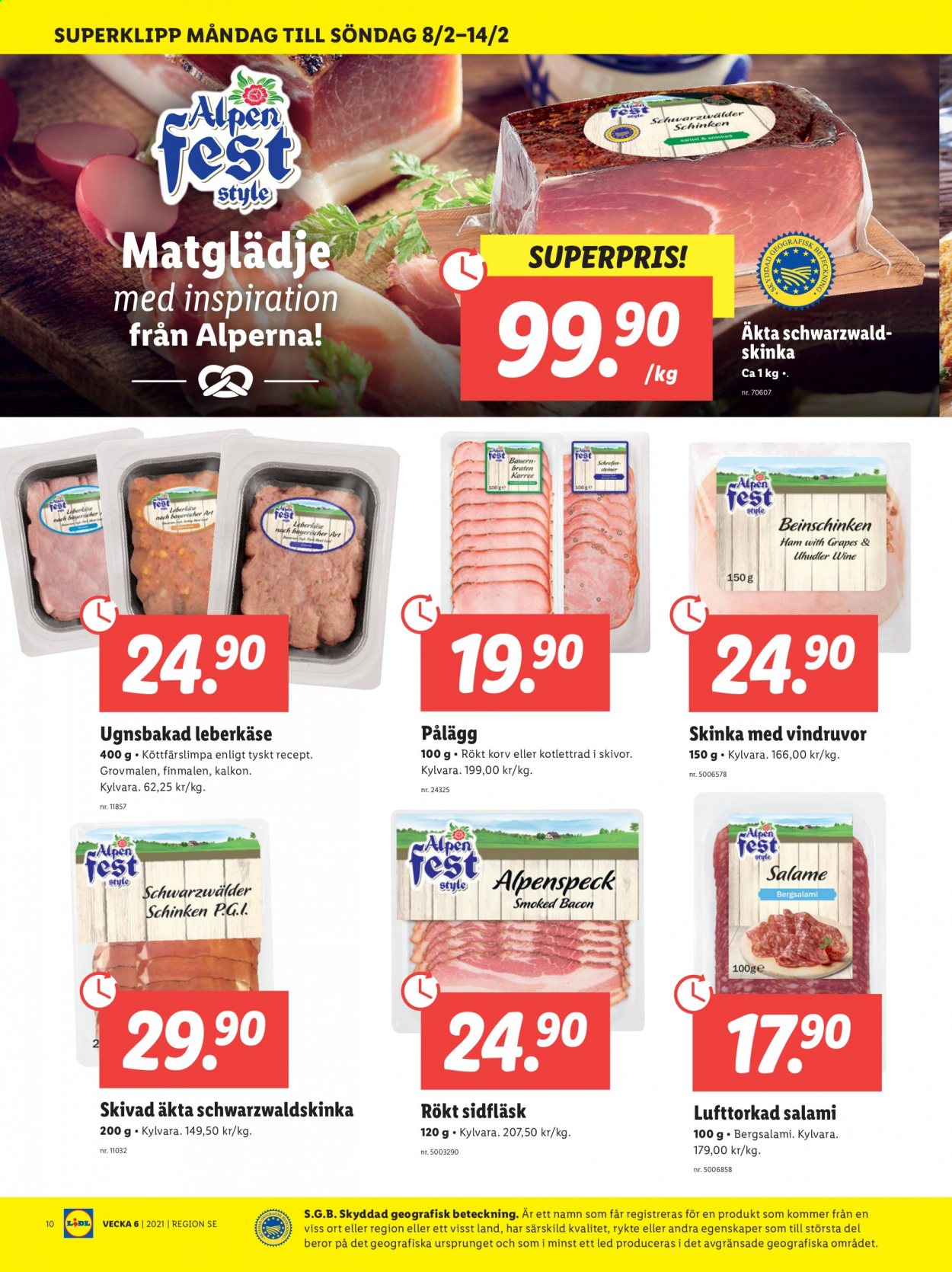 Lidl reklamblad - 8/2 2021 - 14/2 2021. Sida 10