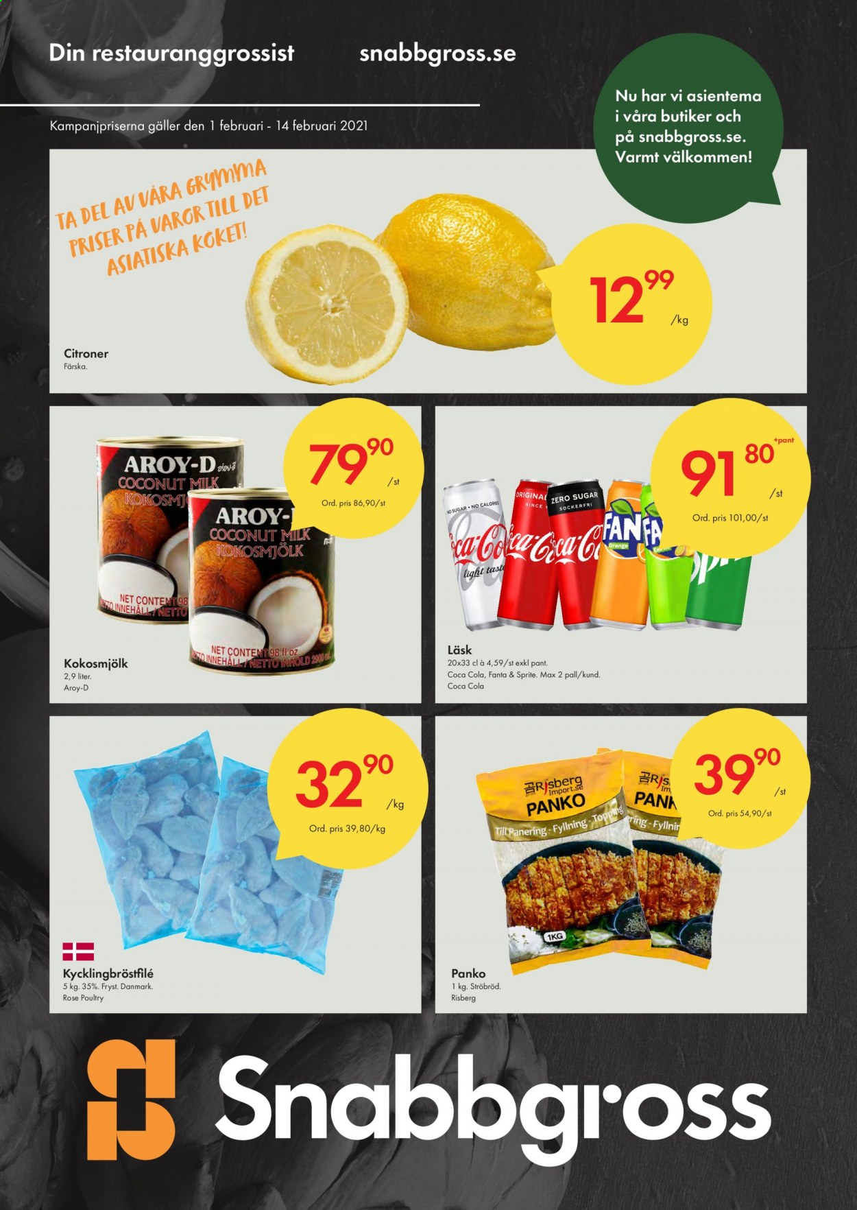Snabbgross reklamblad - 1/2 2021 - 14/2 2021. Sida 1