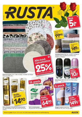 Rusta reklamblad - 3/2 2021 - 9/2 2021.