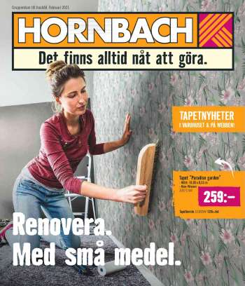 Hornbach reklamblad - 5/2 2021 - 25/2 2021.