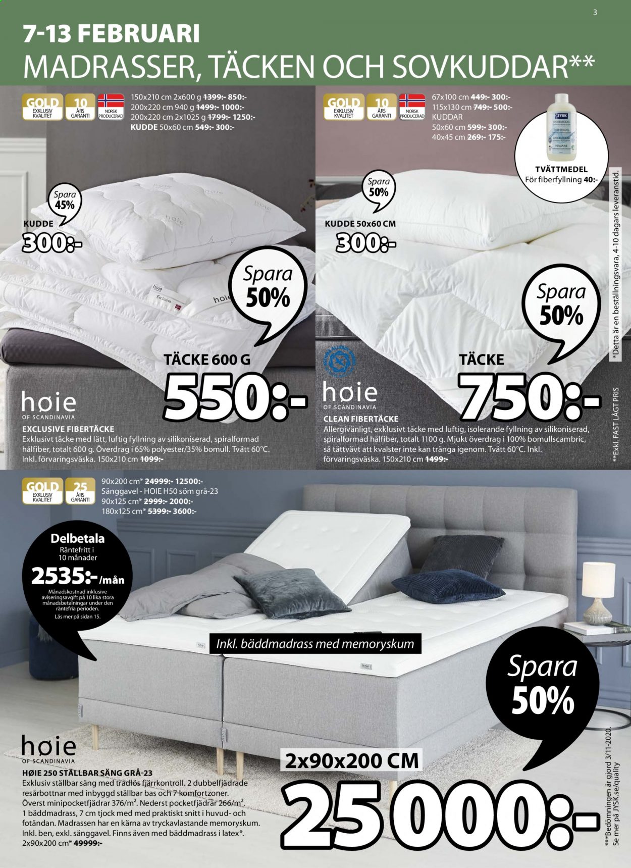 JYSK reklamblad - 7/2 2021 - 20/2 2021. Sida 3