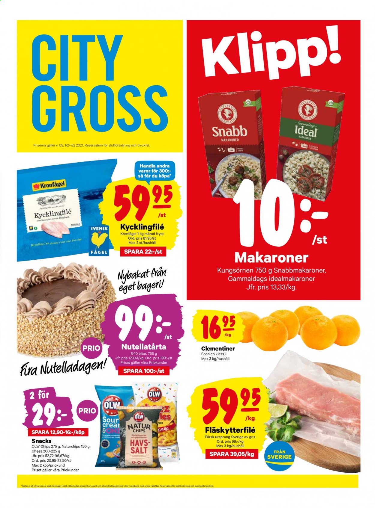 City Gross reklamblad - 8/2 2021 - 14/2 2021. Sida 1