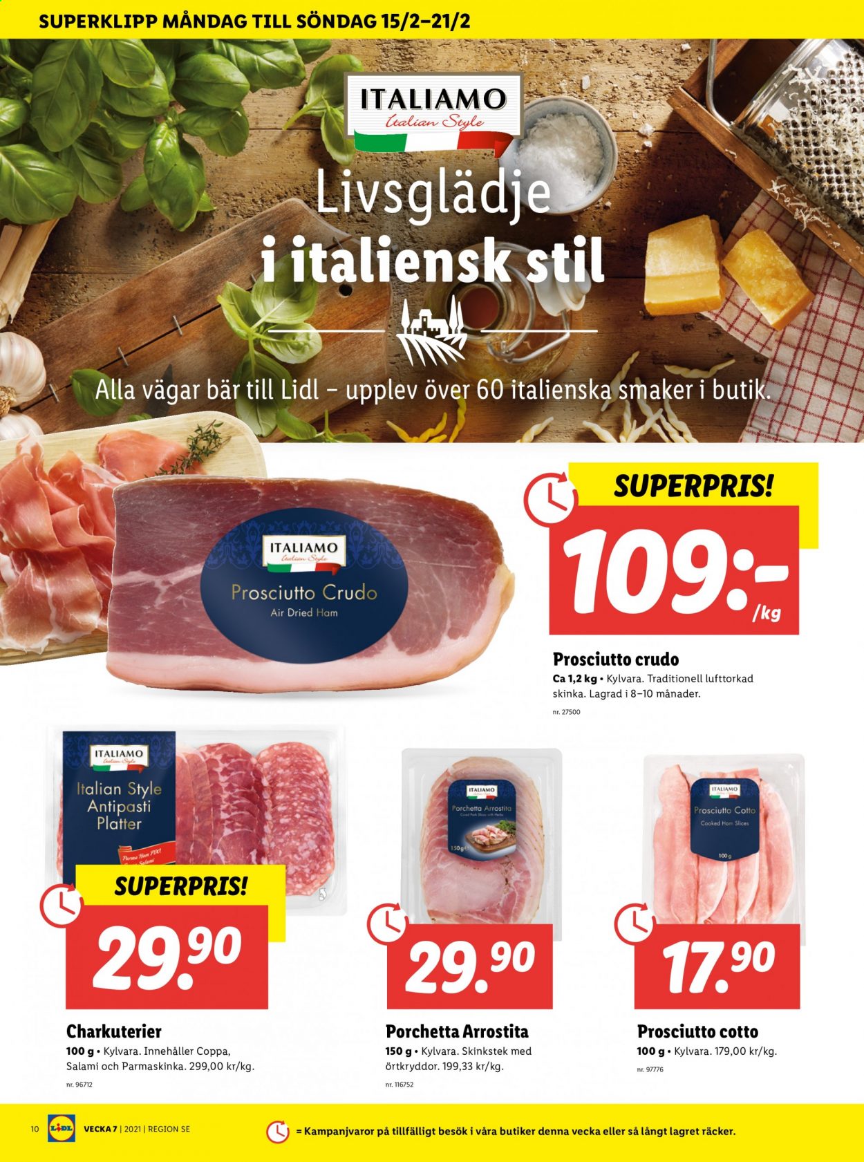 Lidl reklamblad - 15/2 2021 - 21/2 2021. Sida 10