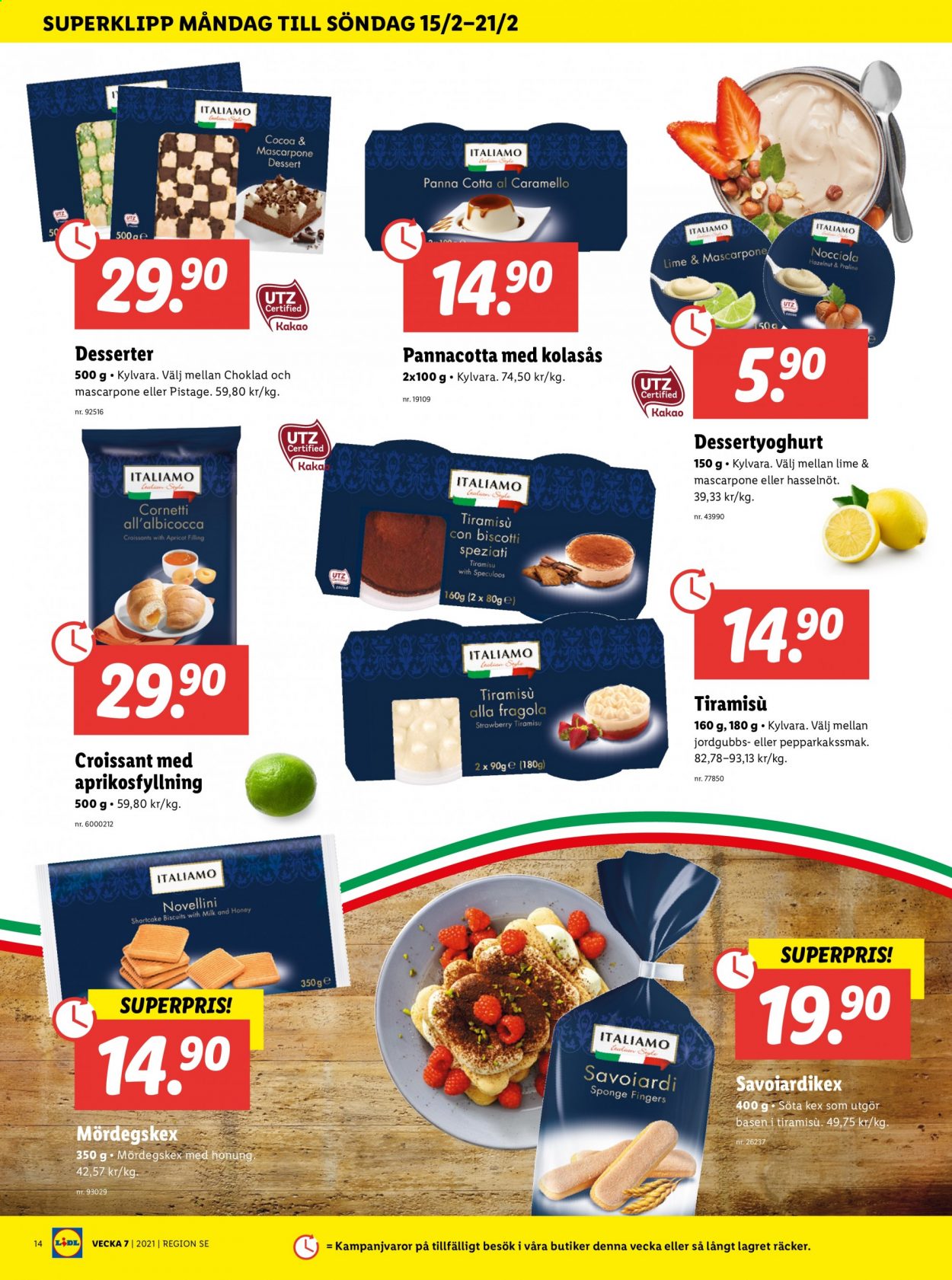 Lidl reklamblad - 15/2 2021 - 21/2 2021. Sida 14
