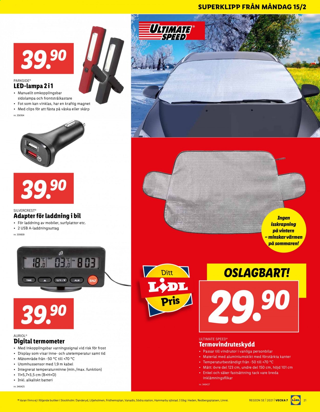 Lidl reklamblad - 15/2 2021 - 21/2 2021. Sida 21