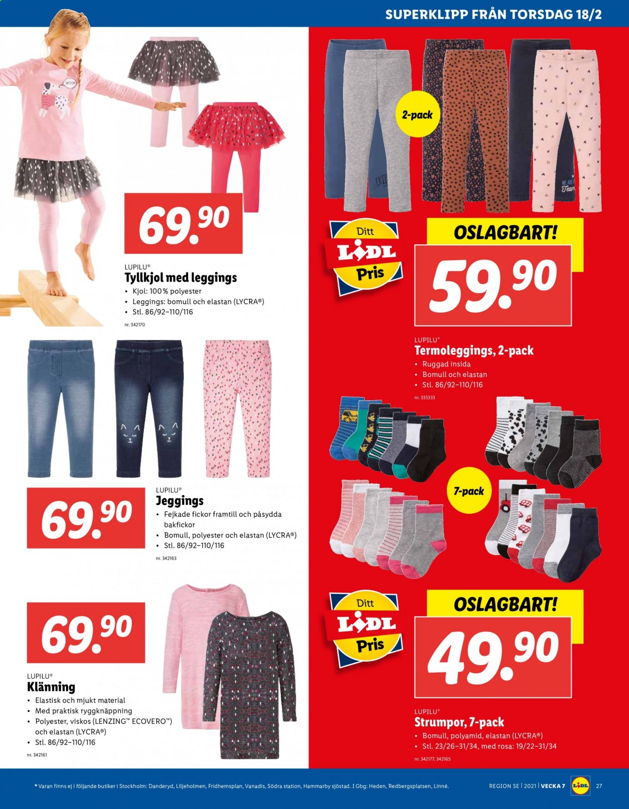 Lidl reklamblad - 15/2 2021 - 21/2 2021. Sida 27