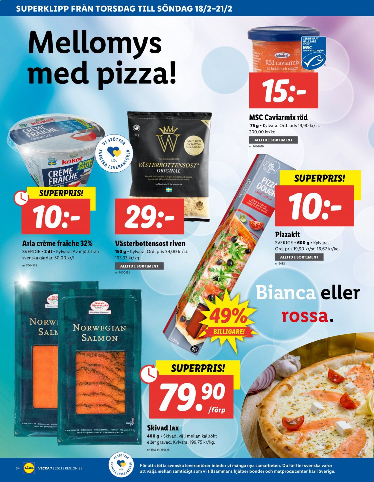 Lidl reklamblad - 15/2 2021 - 21/2 2021. Sida 34