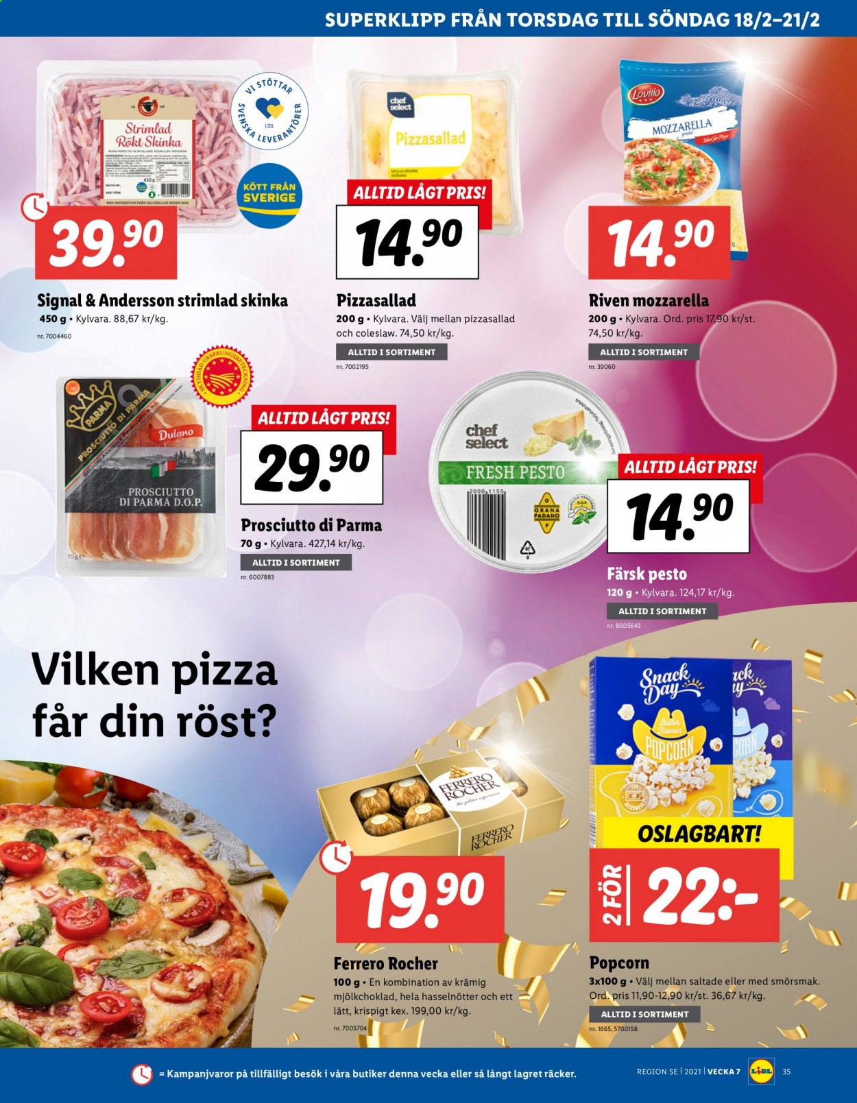 Lidl reklamblad - 15/2 2021 - 21/2 2021. Sida 35