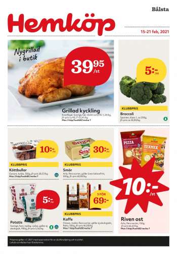 Hemköp reklamblad - 15/2 2021 - 21/2 2021.