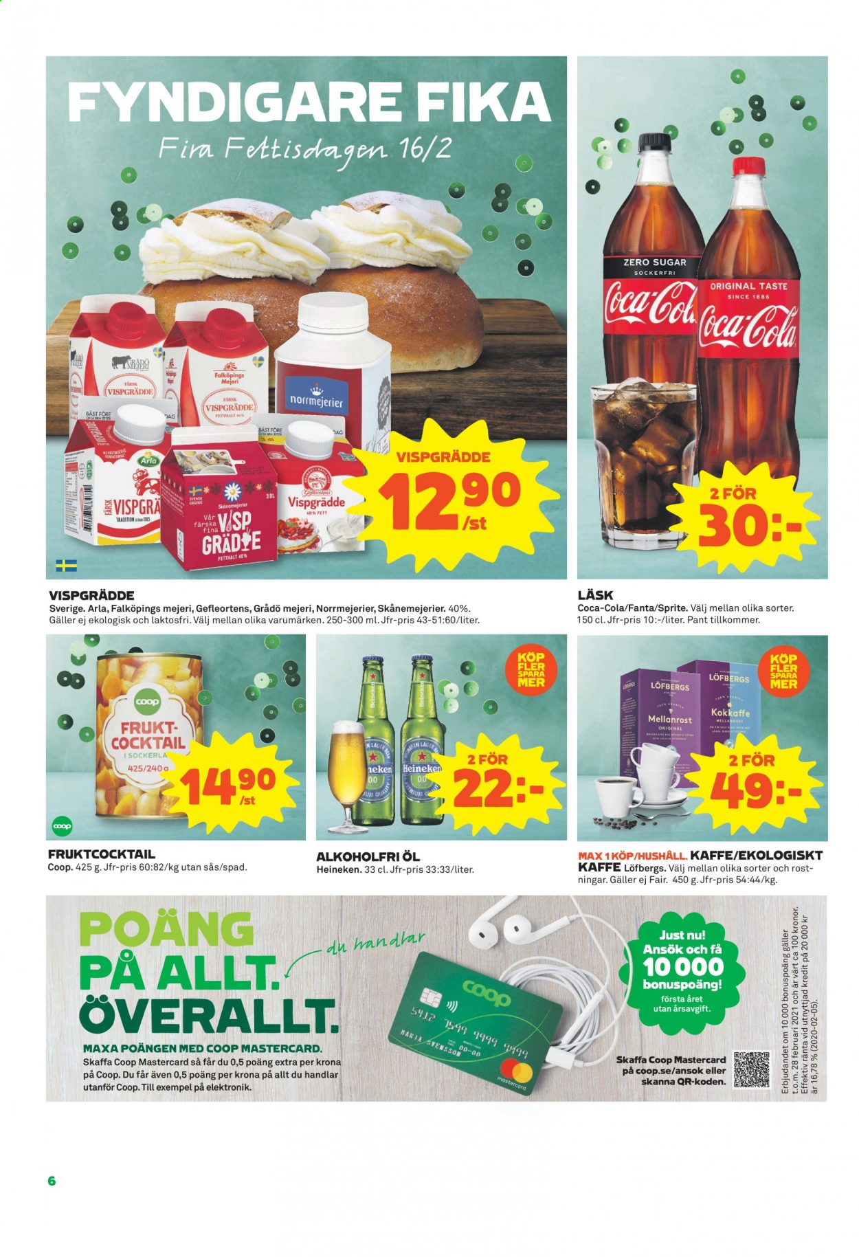 Coop reklamblad - 15/2 2021 - 21/2 2021. Sida 6