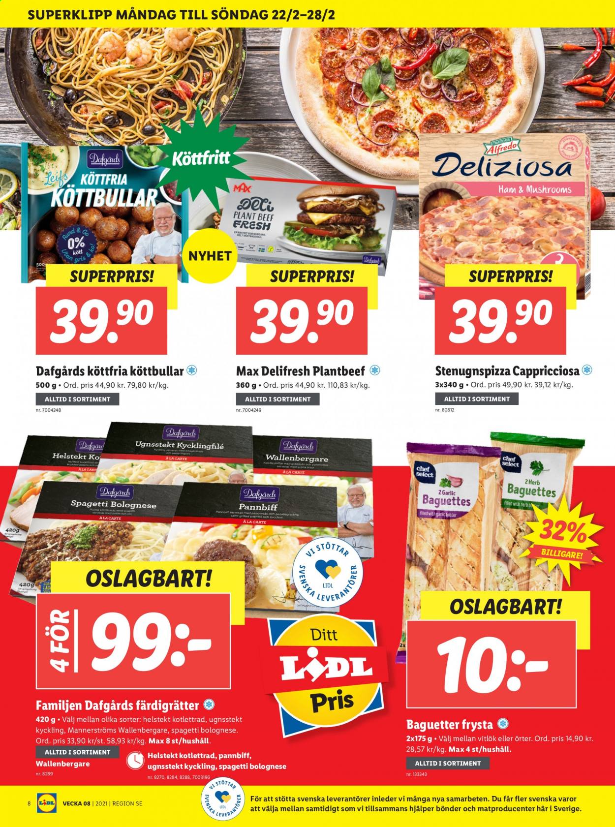 Lidl reklamblad - 22/2 2021 - 28/2 2021. Sida 8