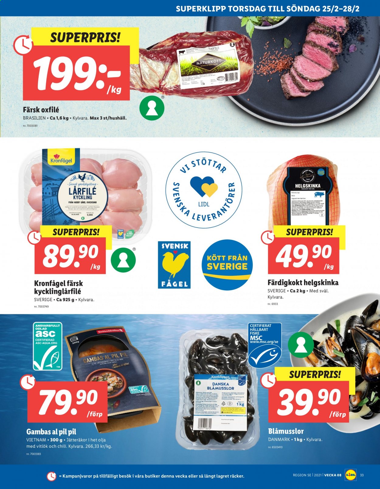 Lidl reklamblad - 22/2 2021 - 28/2 2021. Sida 33
