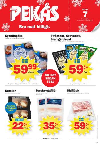 Pekås reklamblad - 15/2 2021 - 21/2 2021.