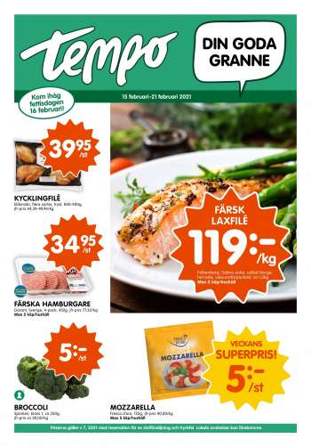 Tempo reklamblad - 15/2 2021 - 21/2 2021.