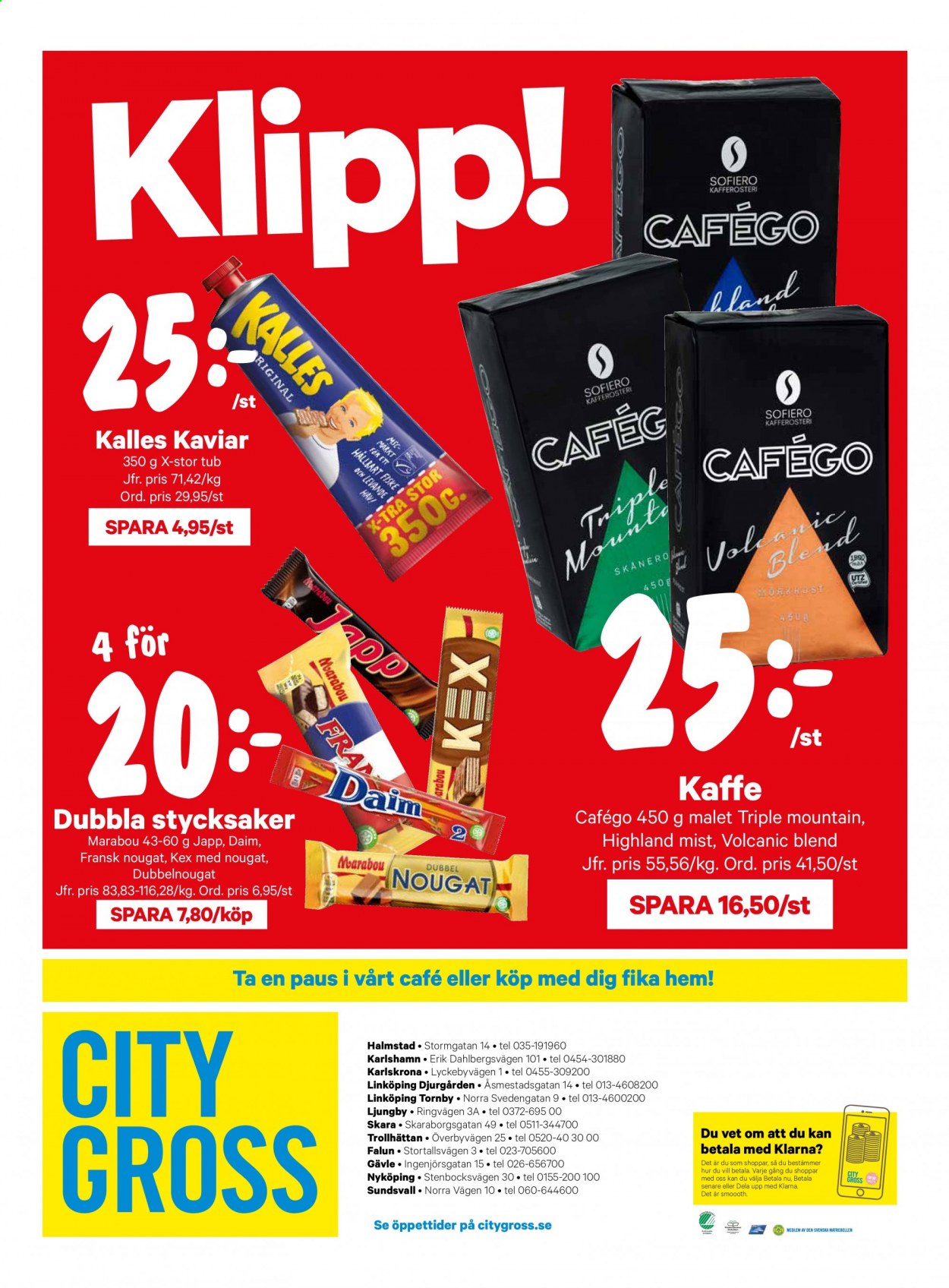 City Gross reklamblad - 15/2 2021 - 21/2 2021. Sida 16