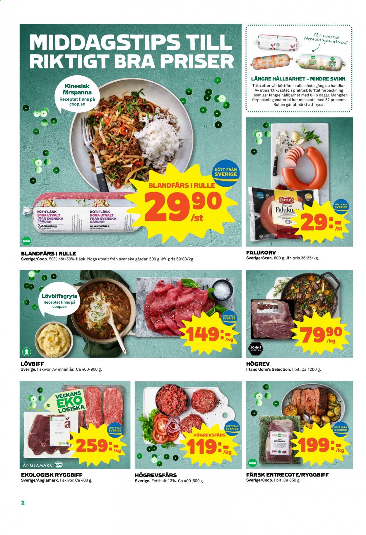 Coop reklamblad - 22/2 2021 - 28/2 2021. Sida 2