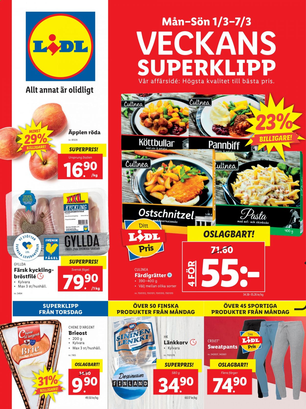 Lidl reklamblad - 1/3 2021 - 7/3 2021. Sida 1