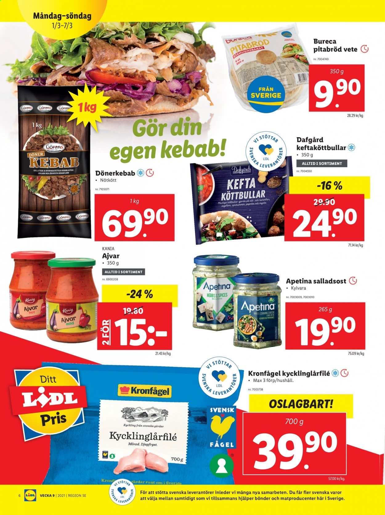 Lidl reklamblad - 1/3 2021 - 7/3 2021. Sida 6