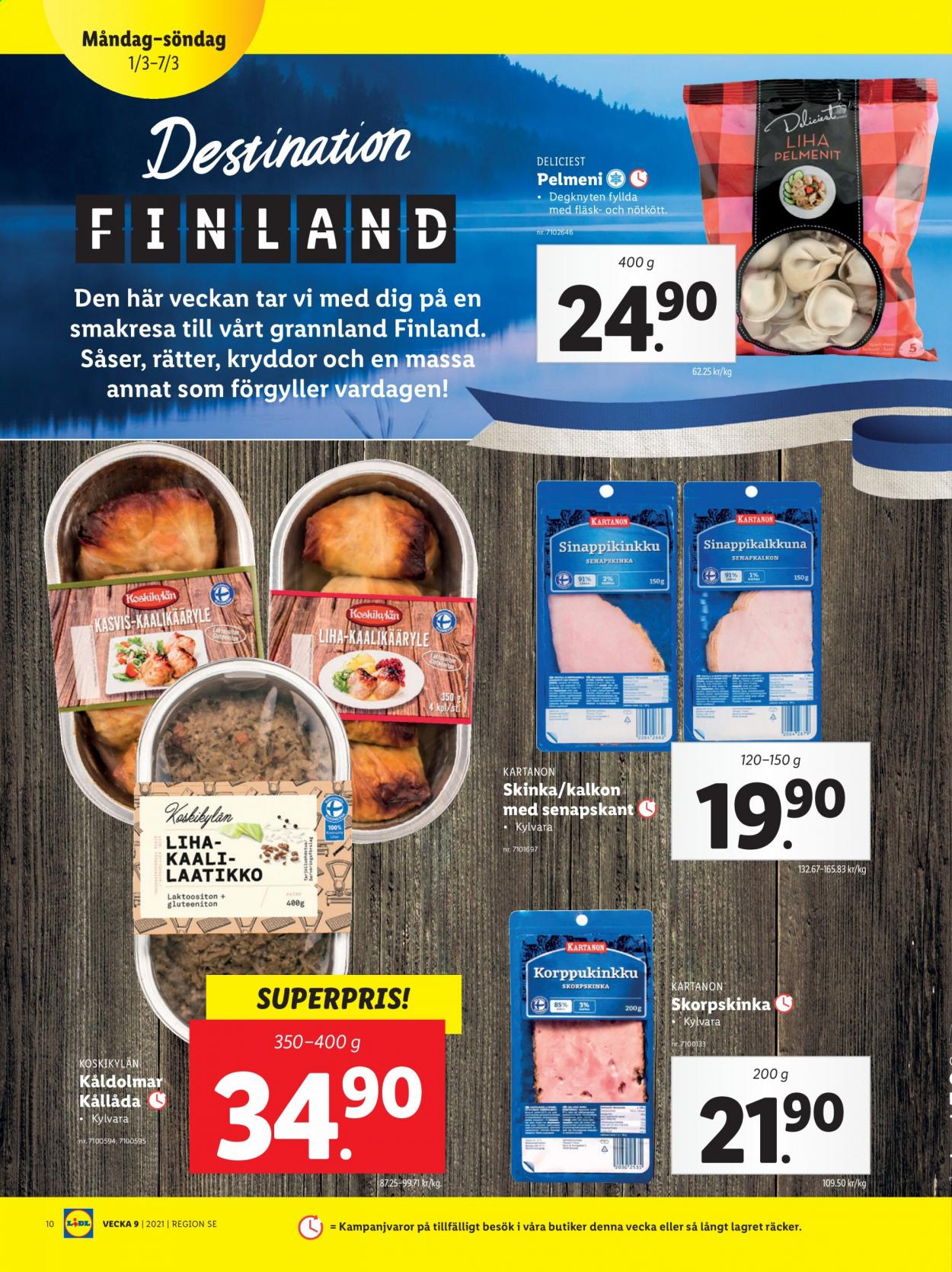 Lidl reklamblad - 1/3 2021 - 7/3 2021. Sida 10