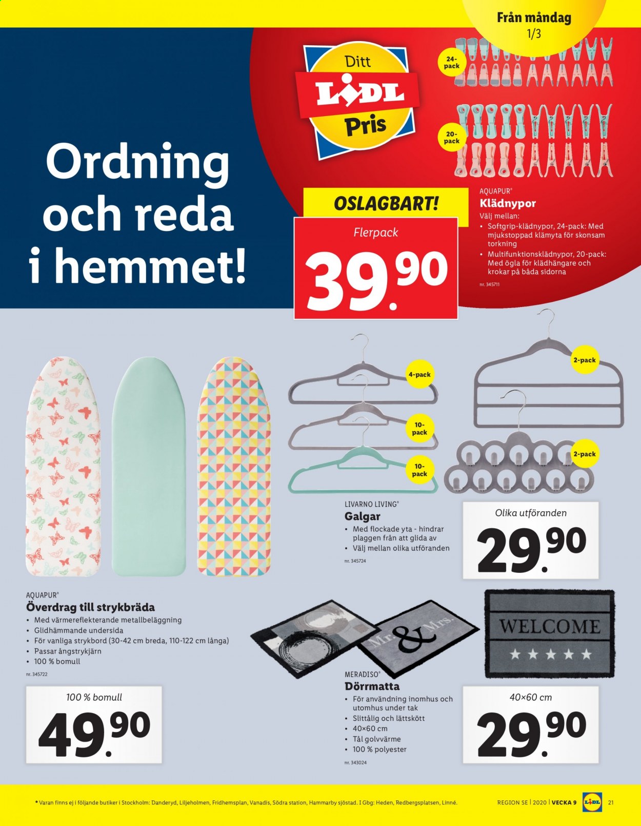 Lidl reklamblad - 1/3 2021 - 7/3 2021. Sida 21