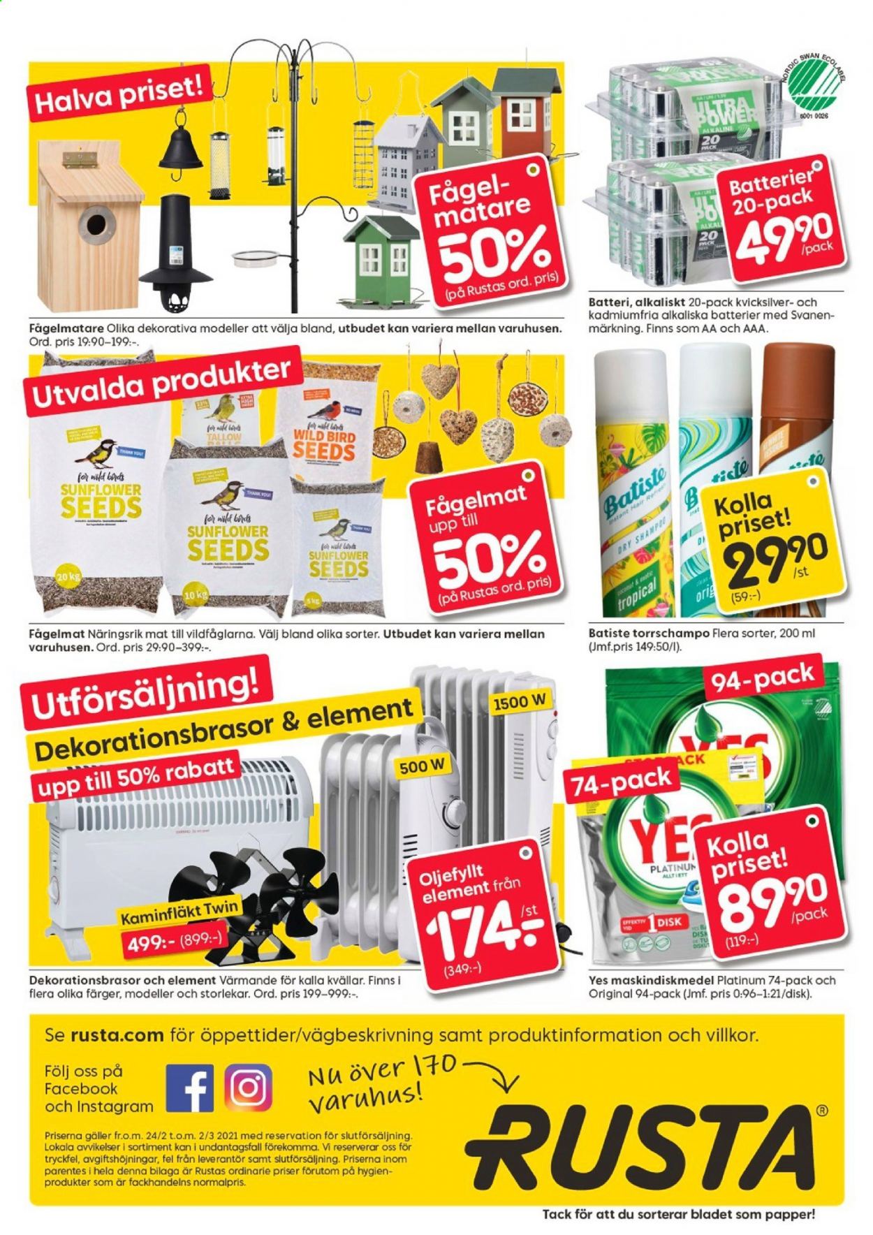 Rusta reklamblad - 24/2 2021 - 2/3 2021. Sida 18