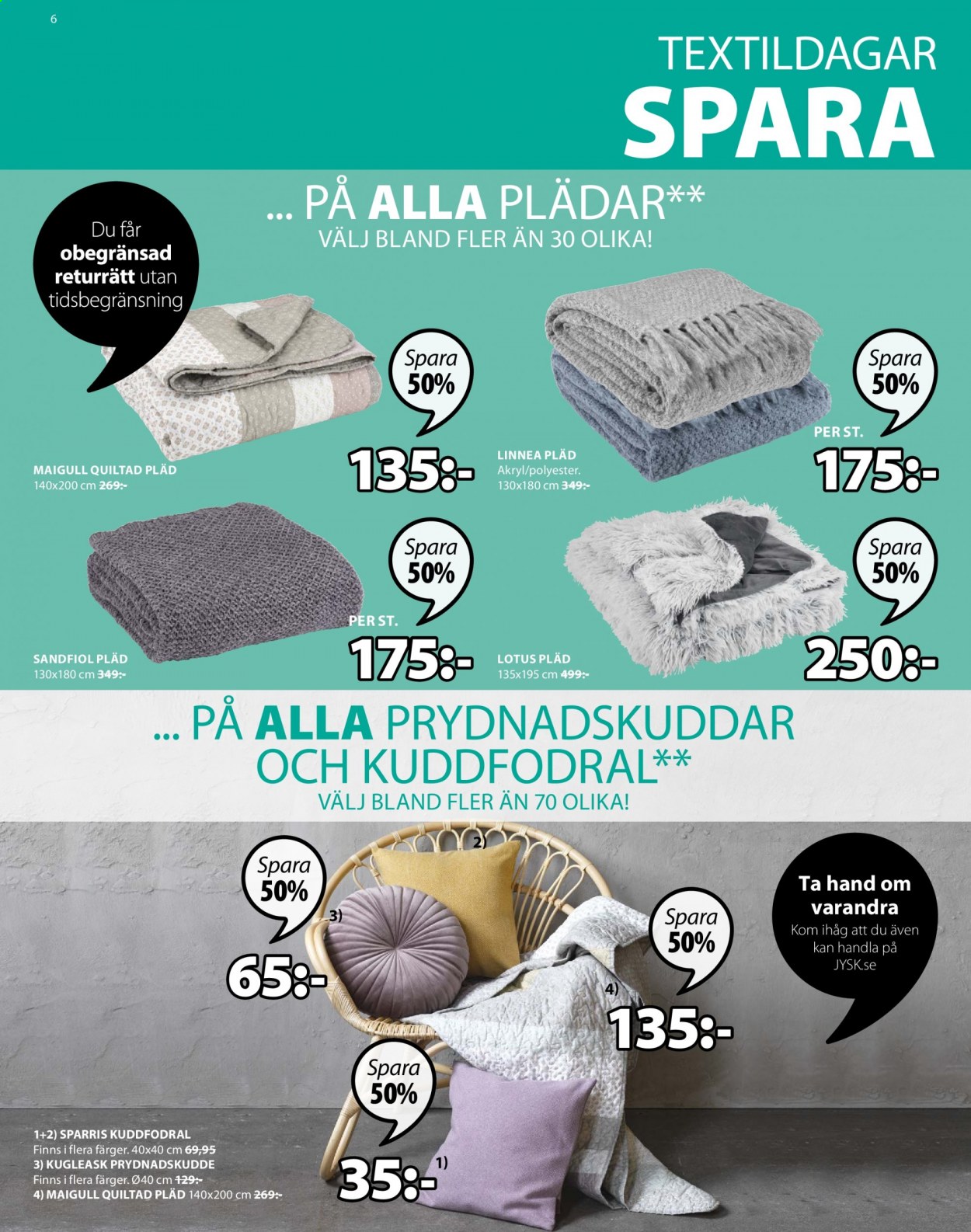 JYSK reklamblad - 28/2 2021 - 13/3 2021. Sida 6