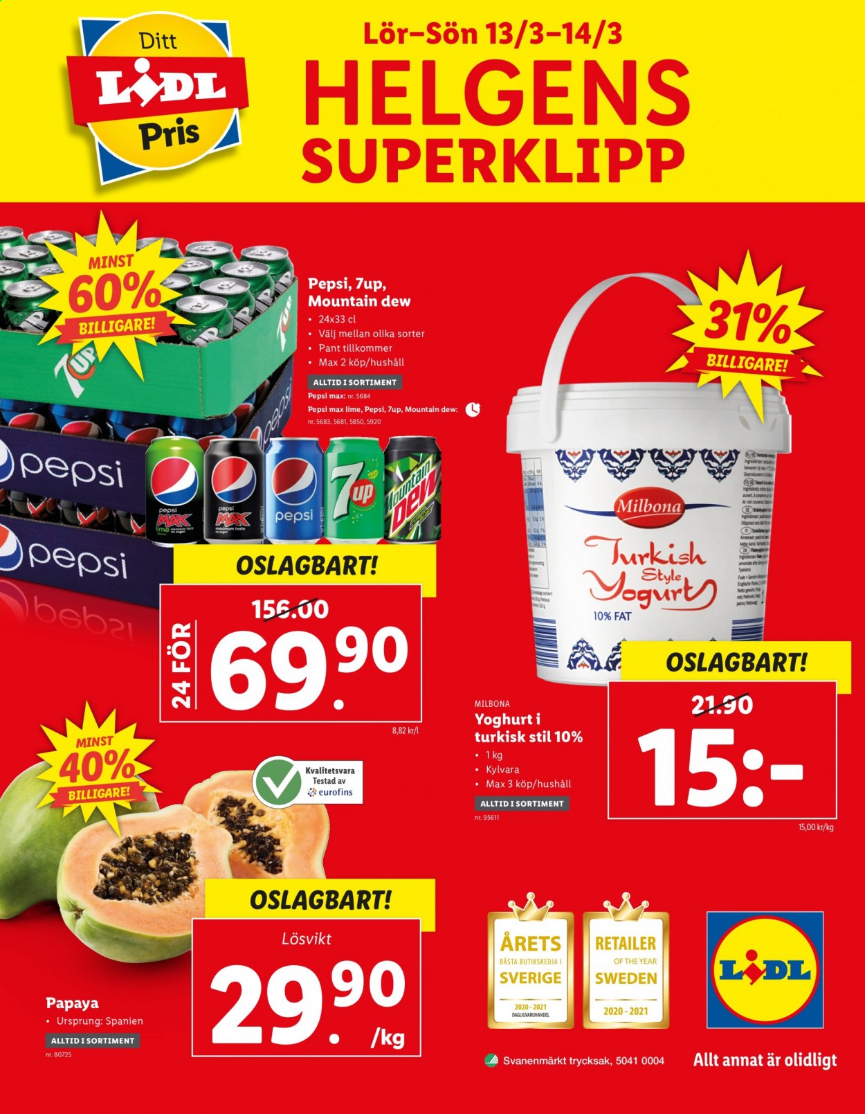 Lidl reklamblad - 8/3 2021 - 14/3 2021. Sida 36
