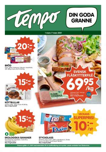 Tempo reklamblad - 1/3 2021 - 7/3 2021.
